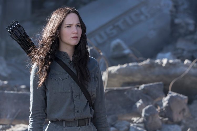 Jennifer Lawrence als Katniss Everdeen Die Tribute von Panem The Mockingjay Teil 2