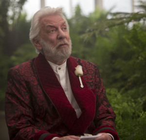 Donald Sutherland als Präsident Snow