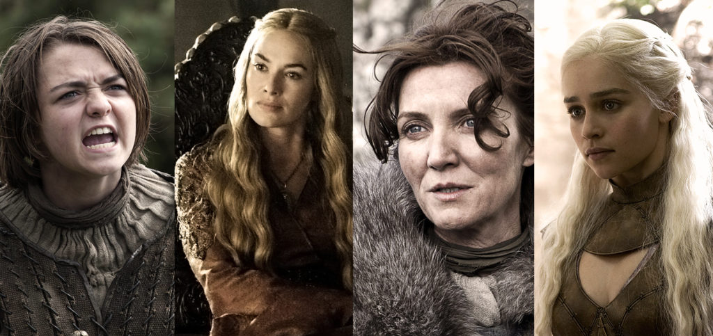 Arya Stark Catelyn Stark Cersei Lennister Daenerys