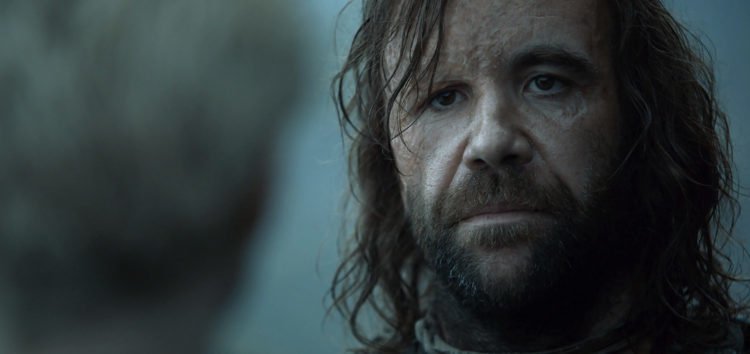Rory McCann als der Bluthund Sandor Clegane in Game of Thrones - Staffel 4