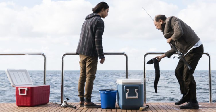 Daniel Salazar und Chris Manawa in Fear the Walking Dead - Staffel 2