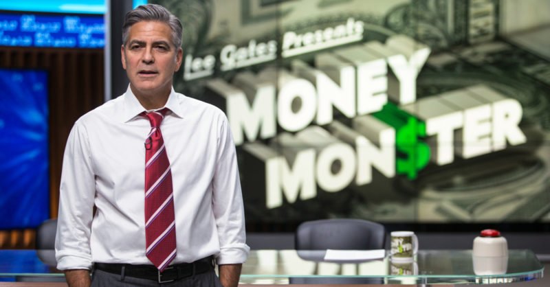 George Clooney als Moderator Lee Gates in Money Monster
