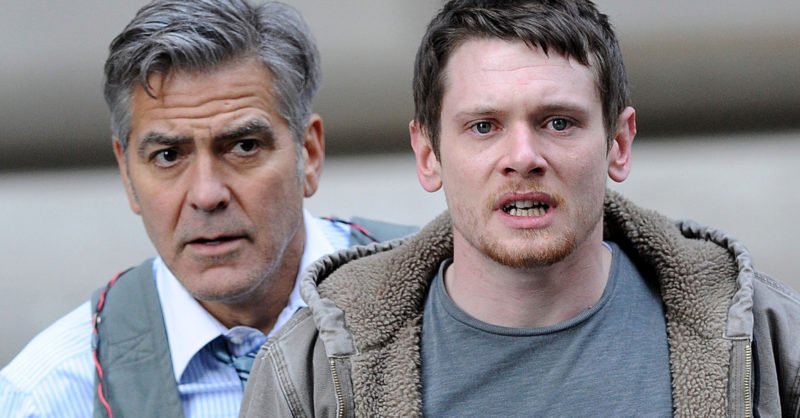 Jack O'Connell und George Clooney in Money Monster
