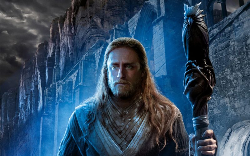 Ein Poster von Ben Foster als Medivh in Warcraft: The Beginning