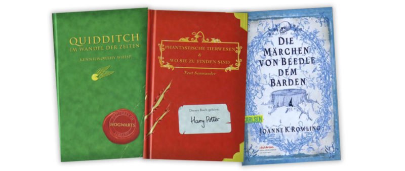 Harry Potter Ergänzungsbücher Fantastische Tierwesen Quididtch im Wandel der Zeit und Märchen von Beedle dem Barden