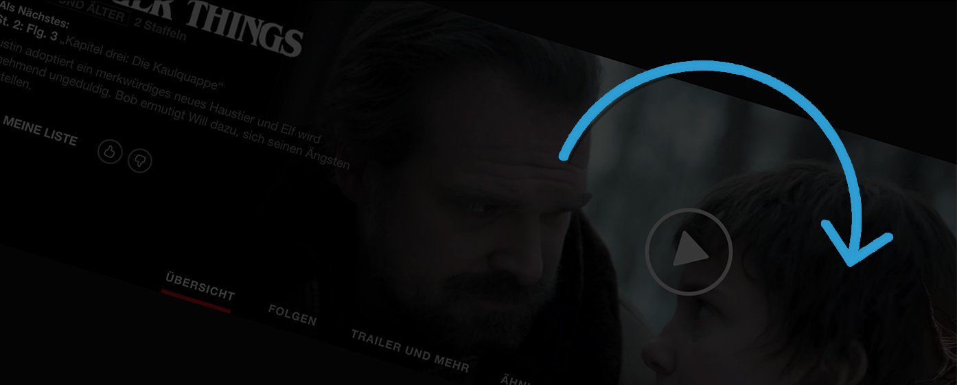 Beim geheimen Portal ins „Upside Down“ auf Netflix beginnt sich die Seite zunächst zu drehen