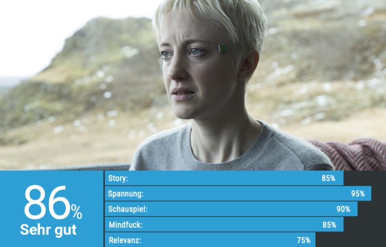 Andrea Riseborough in Black Mirror Staffel 4 Episode Krokodil