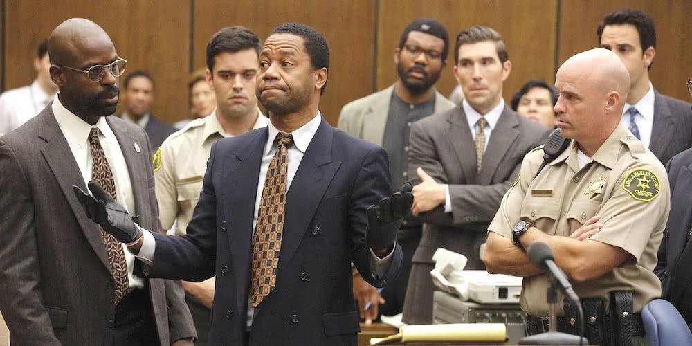 Cuba Godding Jr als O.J. Simpson in American Crime Story The People vs O.J. Simpson