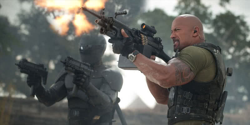 The Rock in G.I. Joe – Die Abrechnung als Marvin F. Hinto aka Roadblock.