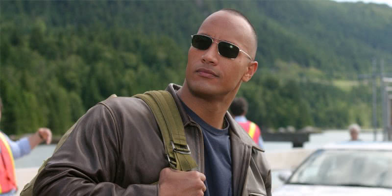 Dwayne Johnson in seiner Rolle als Chris Vaughn in Walking Tall.