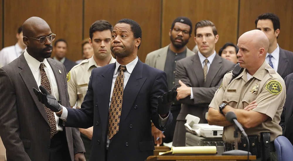 Cuba Gooding Jr. als O. J. Simpson in einem Szenenbild aus American Crime Story Staffel 1