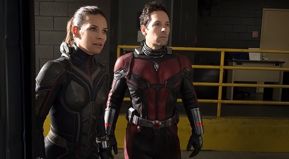 Evangeline Lilly und Paul Rudd in Ant-Man and the Wasp