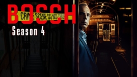 Titelbild für Kritik Bosch Staffel 4 mit Harry Bosch vor einer U-Bahn