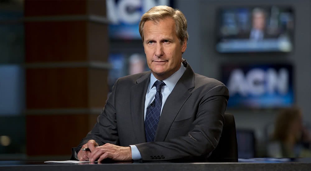Jeff Daniels als Nachrichtensprecher Will McAvoy in The Newsroom