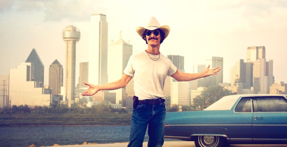 Matthew McConaughey auf dem offiziellen Poster für Dallas Buyers Club
