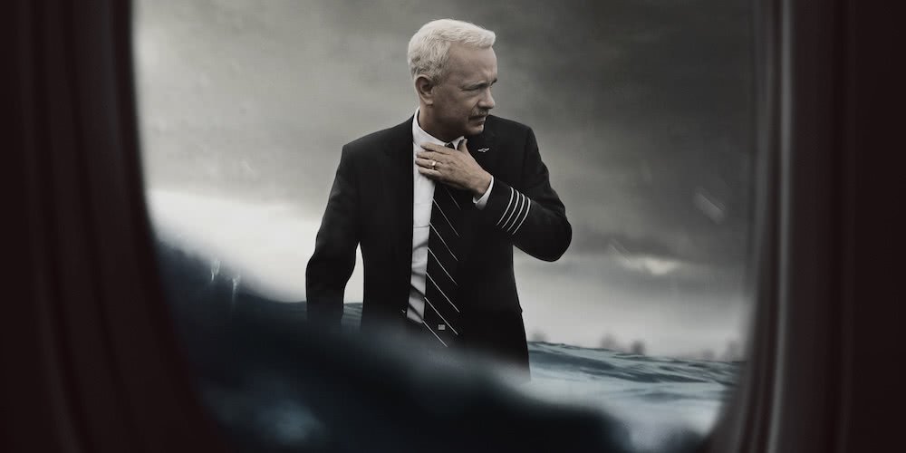 Tom Hanks auf einem offiziellen Poster für Sully