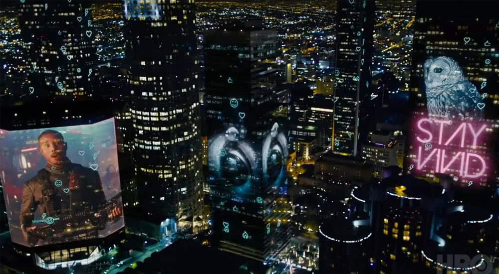 Futuristische Stadt in Fahrenheit 451