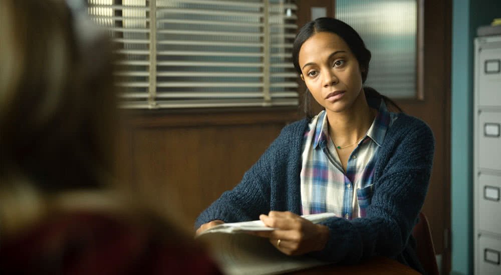 Zoe Saldana als Therapeutin in I Kill Giants