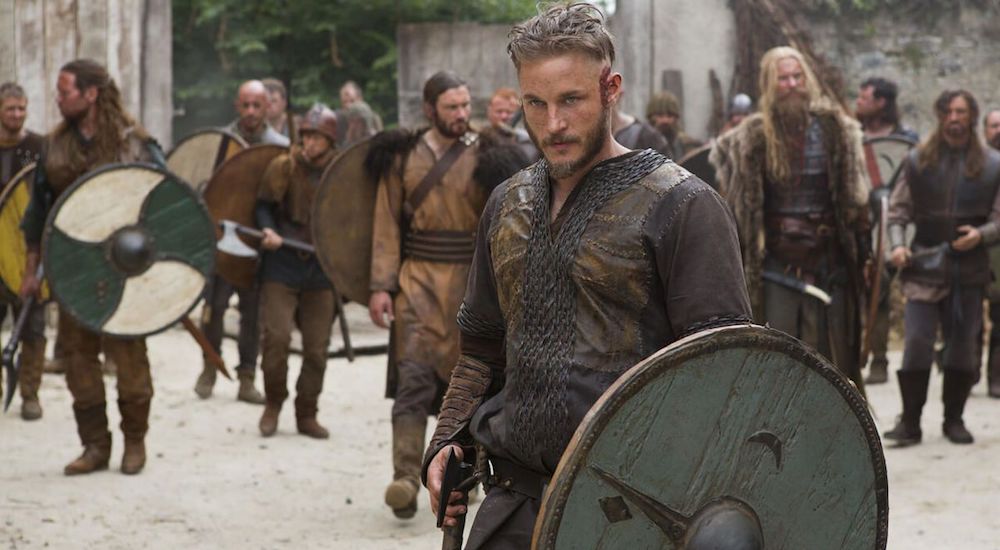 Travis Fimmel als Ragnar Lothbrok in einem Bild aus aus Vikings Staffel 1