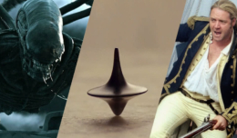 Collage Bilder von Aliens, Inception und Master and Commander