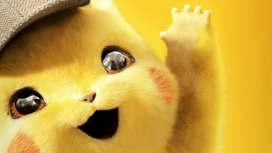 Pikachu Ryan Reynolds) in einem Poster für Kritik Pokemon Meisterdetektiv Pikachu