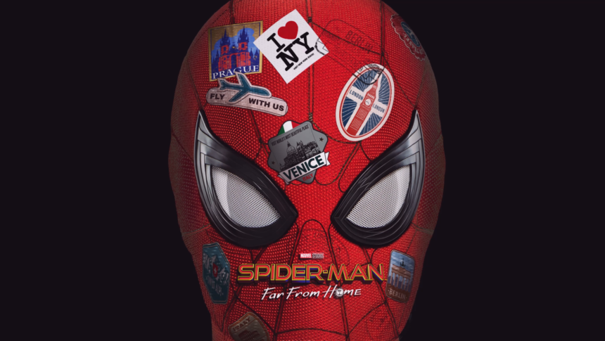 Titelbild Spider-Man: Far from Home mit Spider-Man Tom Holland)