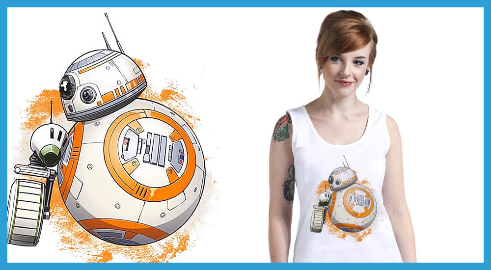 Star Wars Merchandise BB-8 und D-O T Shirt