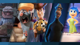 Titelbild für Artikel Die besten Pixar Filme mit Oben, Ratatouille, Toy Story, Soul und Alles steht Kopf