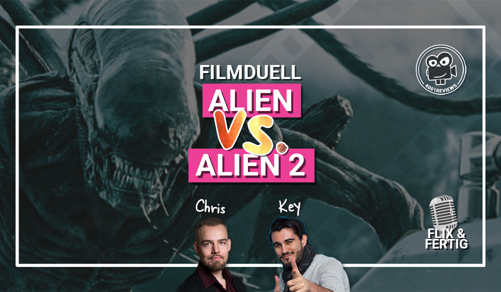 Titelbild für Podcast Folge Alien vs Alien 2 des Podcast Flix & Fertig von 4001Reviews