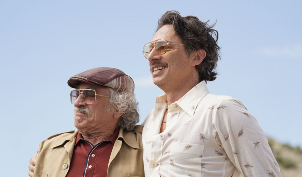 Robert De Niro und Zach Braff in Kings of Hollywood