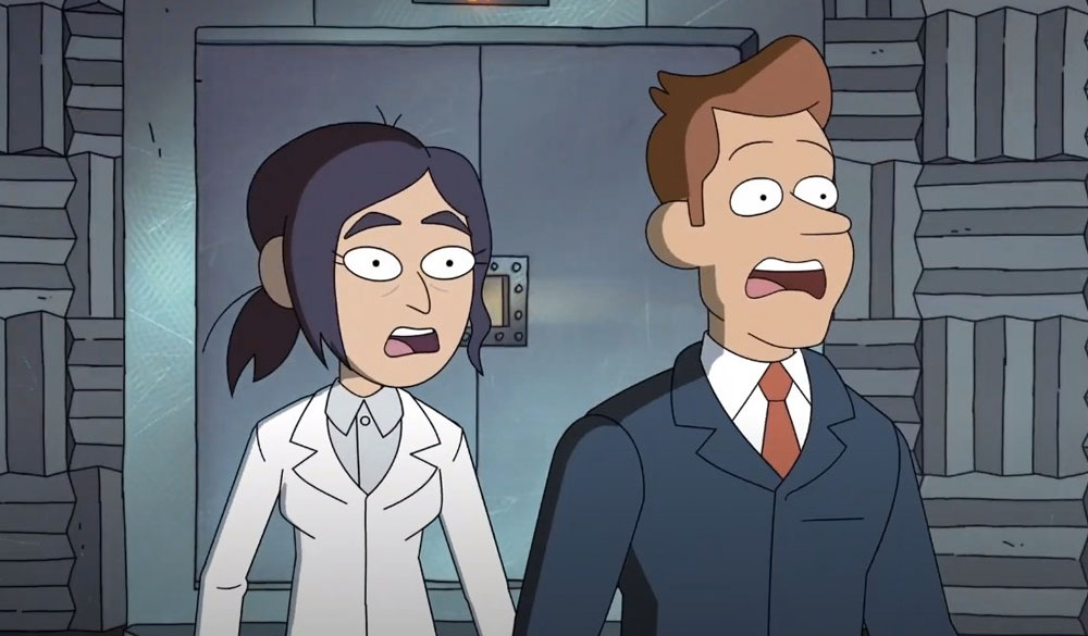 Reagan und Brett in Inside Job.