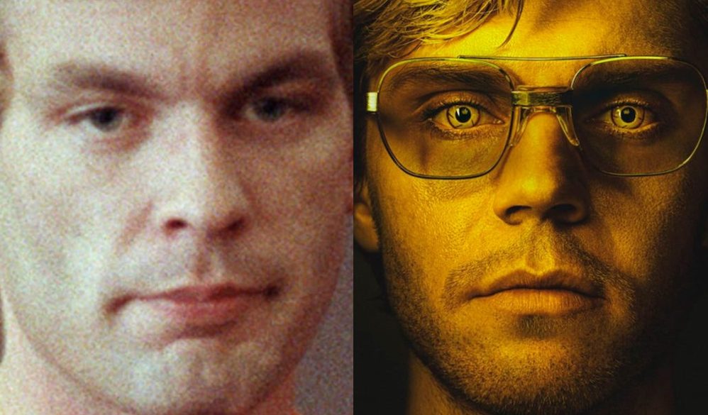 Jeffrey Dahmer und Evan Peters Vergleich für Kritik Dahmer