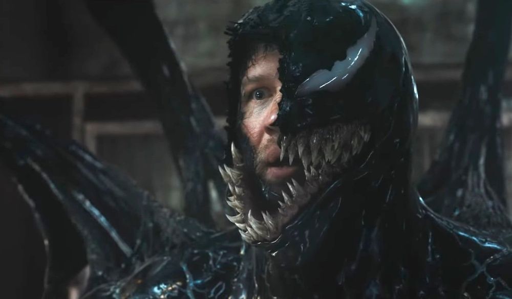 Eddie Brock und Venom (Tom Hardy) gemeinsam